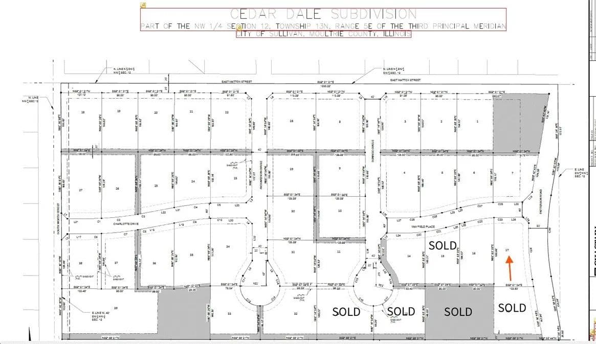 Property from 8 Mayfield Place - KW - Sullivan, Illinois, 61951