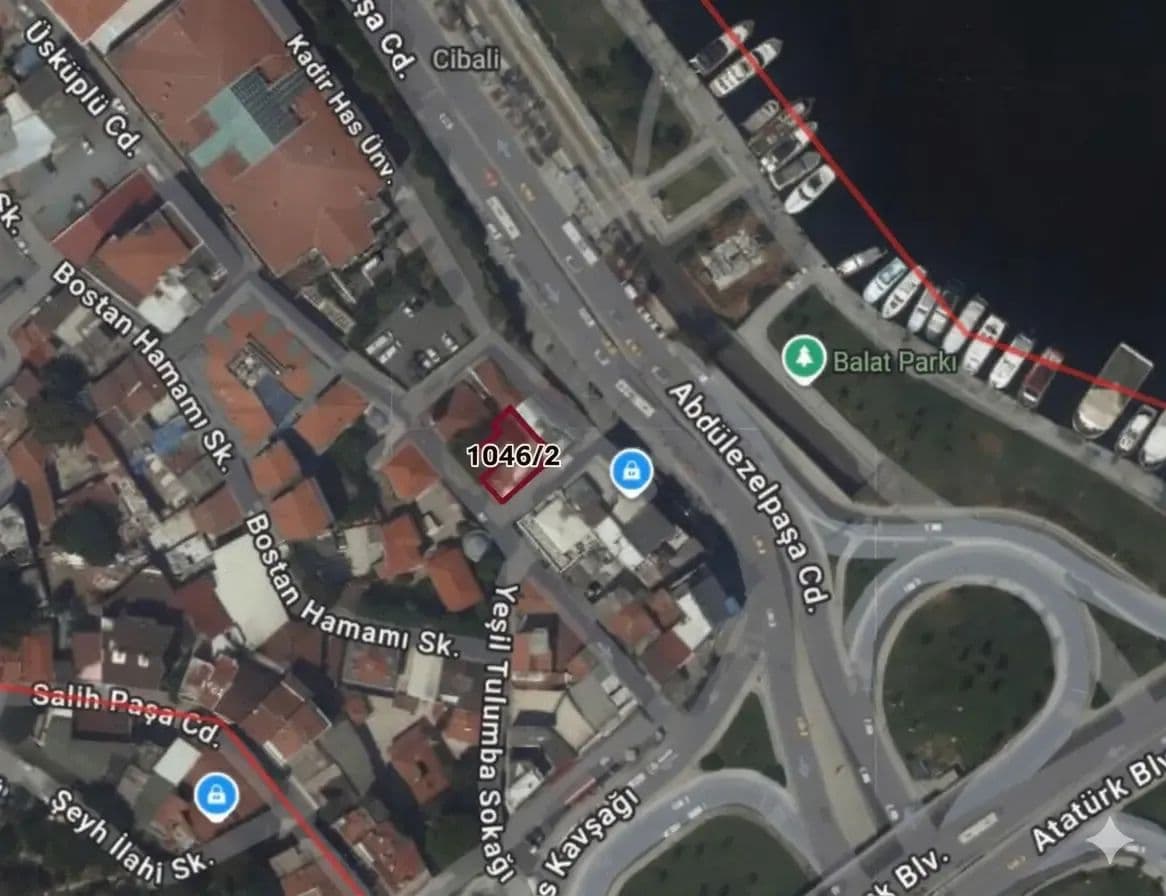Haliç Sahil Hattında,Tarihi Yarımada'da 202 M² Köşe Konumlu Arsa - land for sale