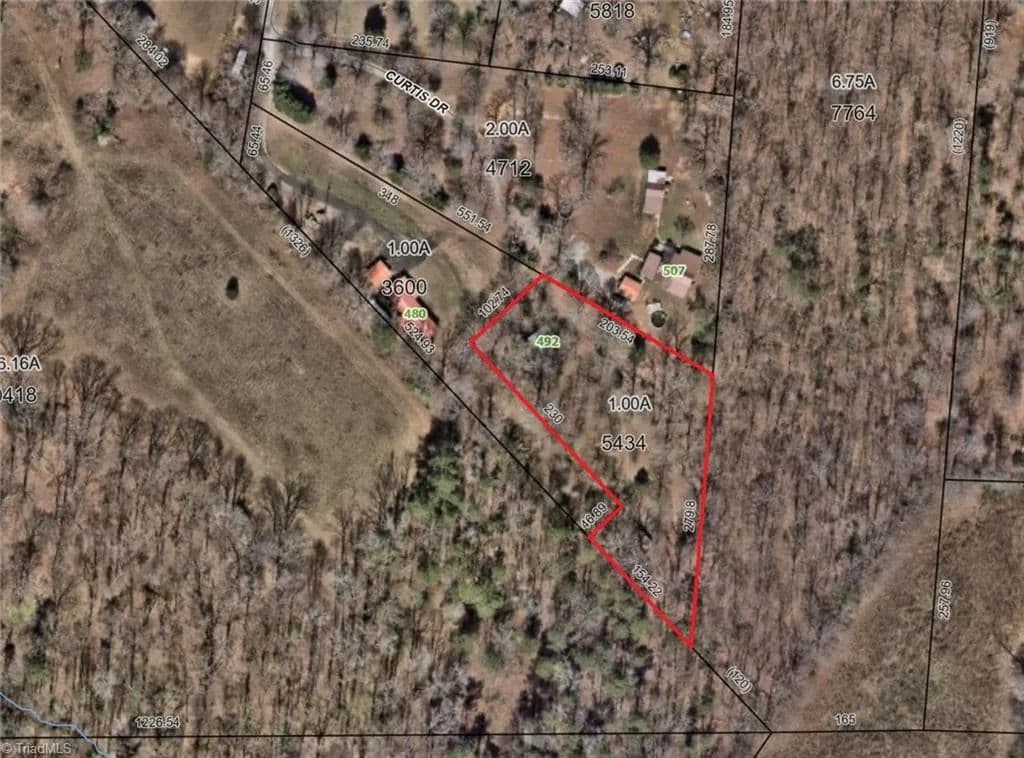 Property from 492 Curtis Drive - KW - Lexington, North Carolina, 27295