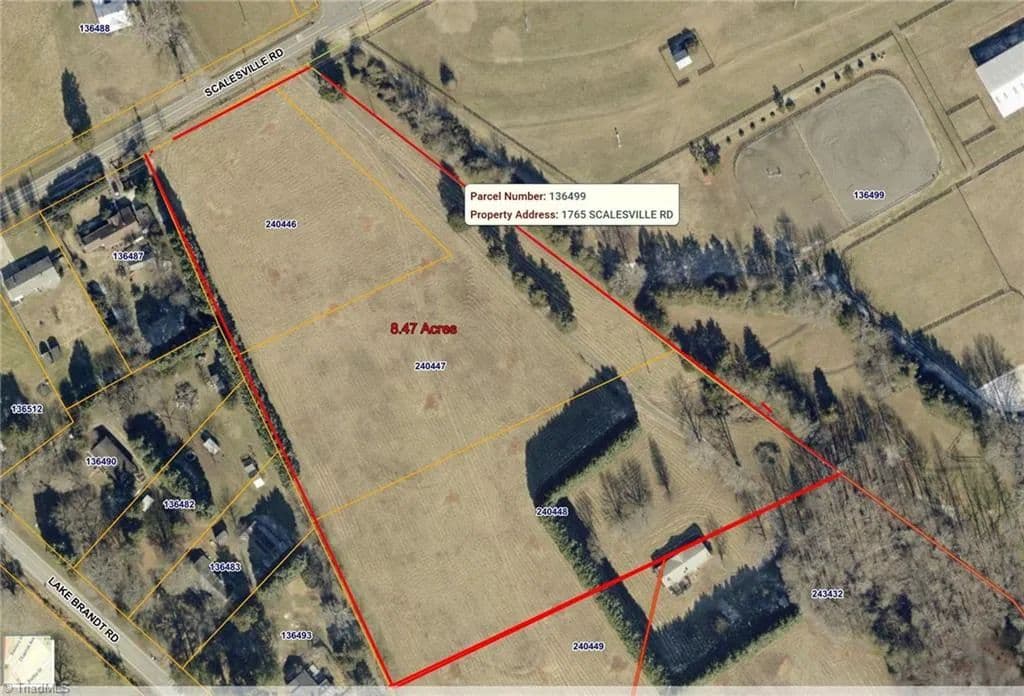 8.47 Acres of Land for Sale in Summerfield, NC - Summerfield, North Carolina, 27358