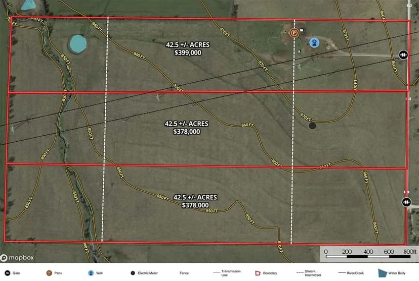 South tract - Lawson Farms. Land for sale in Cooke County, TX
