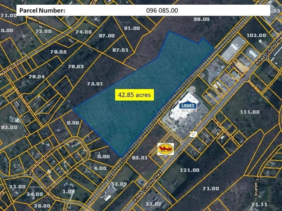 42.85 Acres of Land for Sale in Dayton, Tennessee - Dayton, Tennessee, 37321