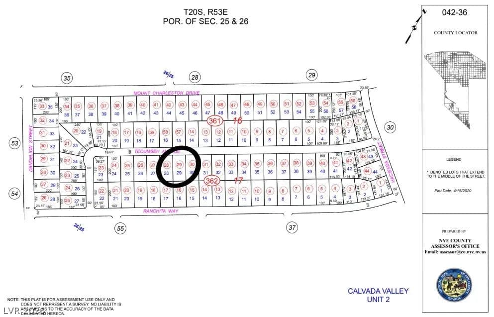 Property from 2621 Tecumseh Avenue - KW - Pahrump, Nevada, 89048