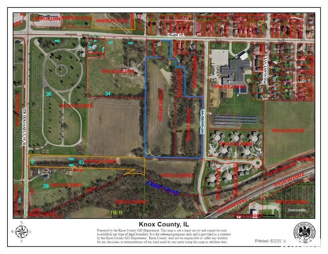 14.6 Acres of Land for Sale in Galesburg, Illinois - Galesburg, Illinois, 61401