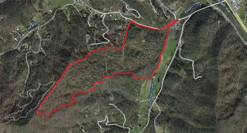 91+/- Acres With 1800ft Creek Frontage in Jackson County NC!