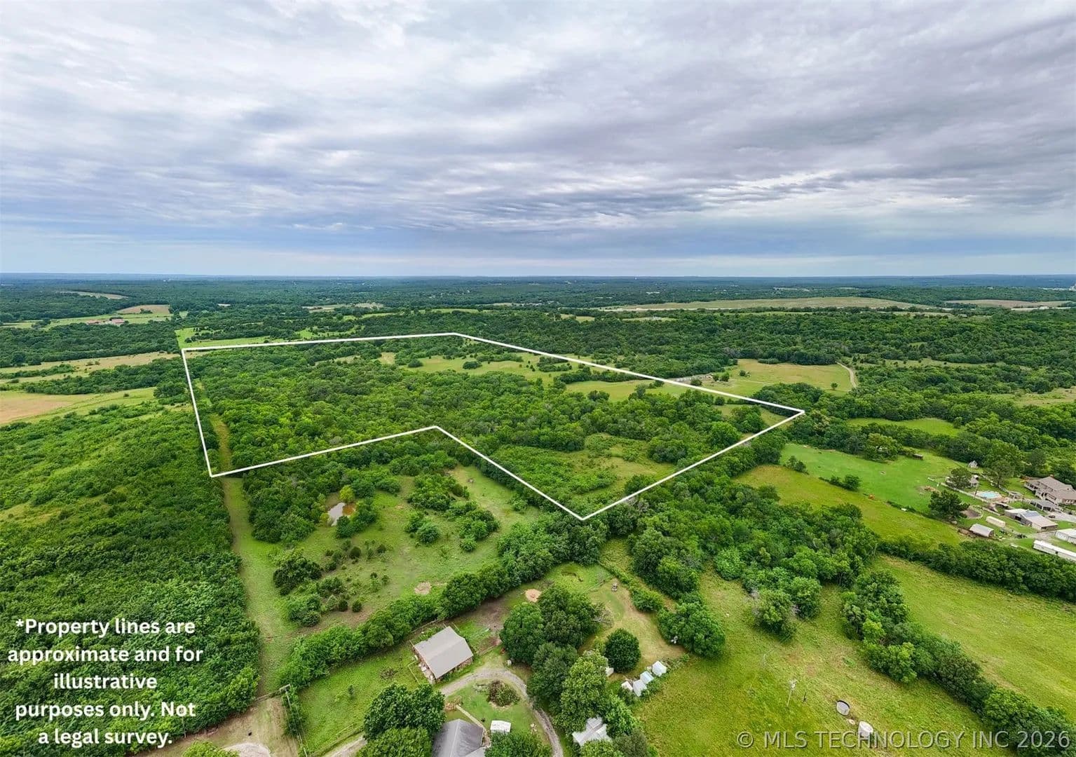 77.08 Acres of Land for Sale in Kellyville, Oklahoma - Kellyville, Oklahoma, 74039