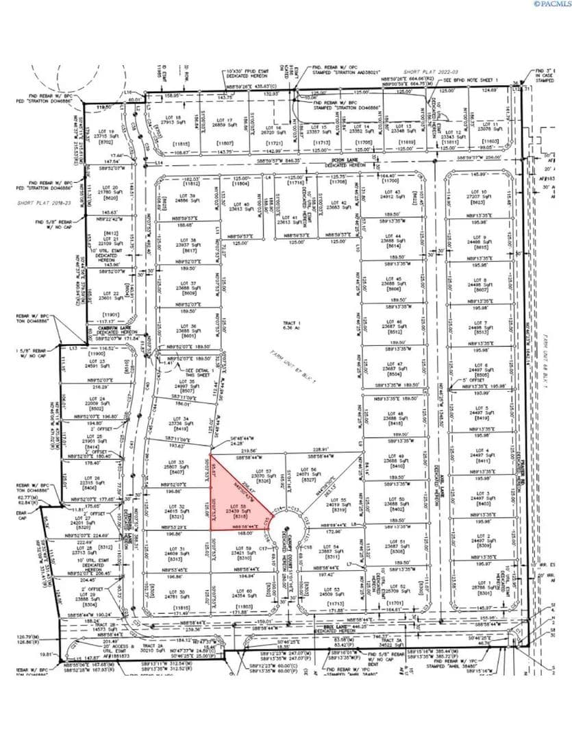Property from 8318 Canopy Court - KW - Pasco, Washington, 99301