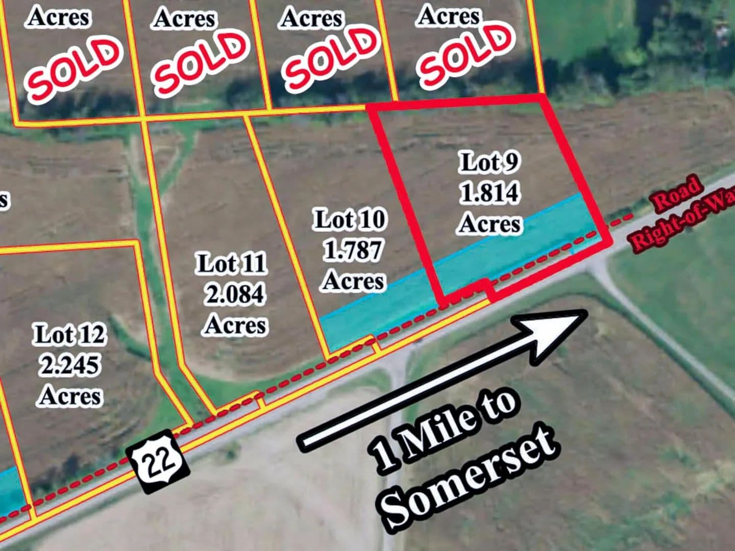 1.81 Acres of Land for Sale in Somerset, Ohio - Somerset, Ohio, 43783