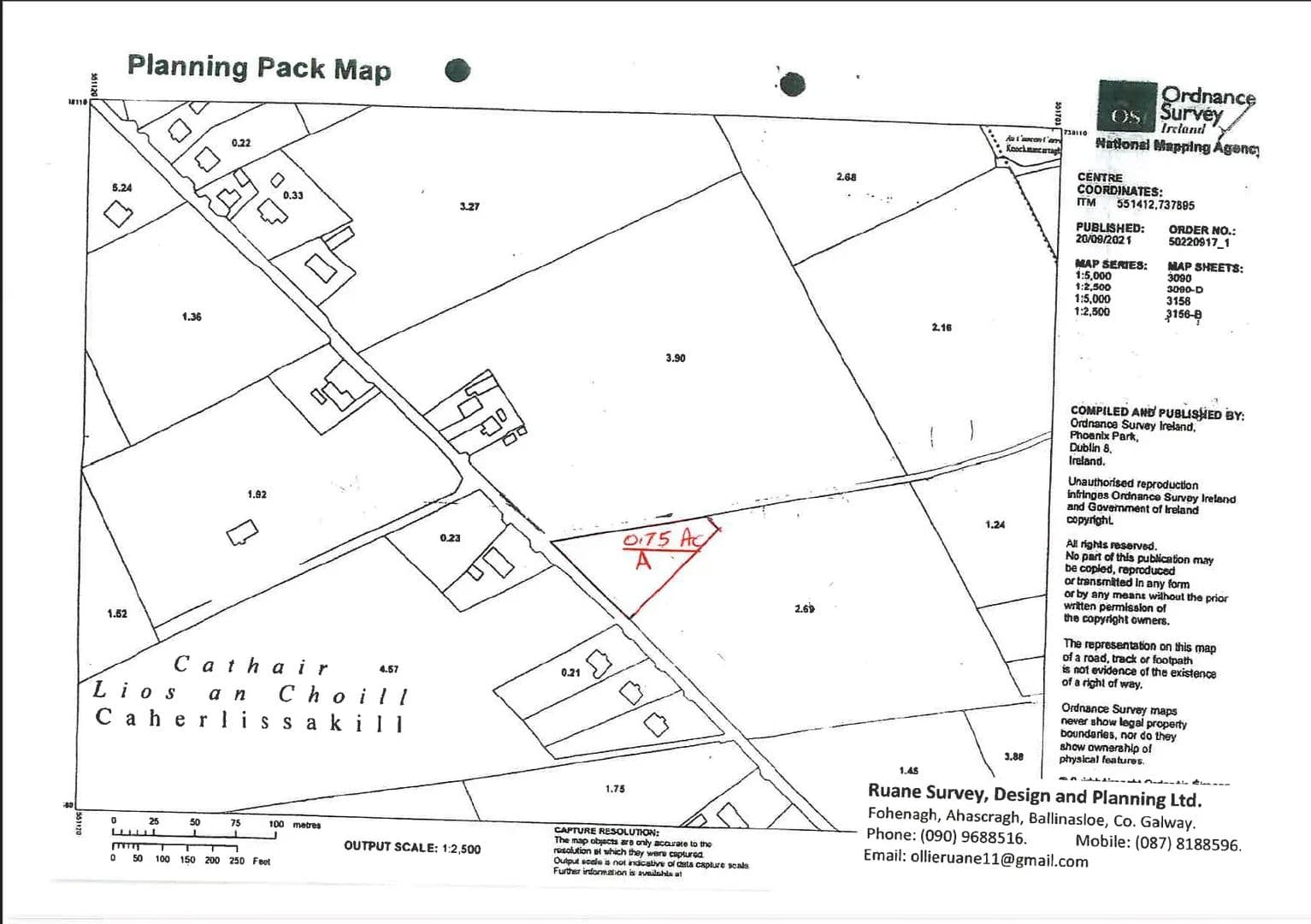 0.75 Site Caherlisakil - land for sale