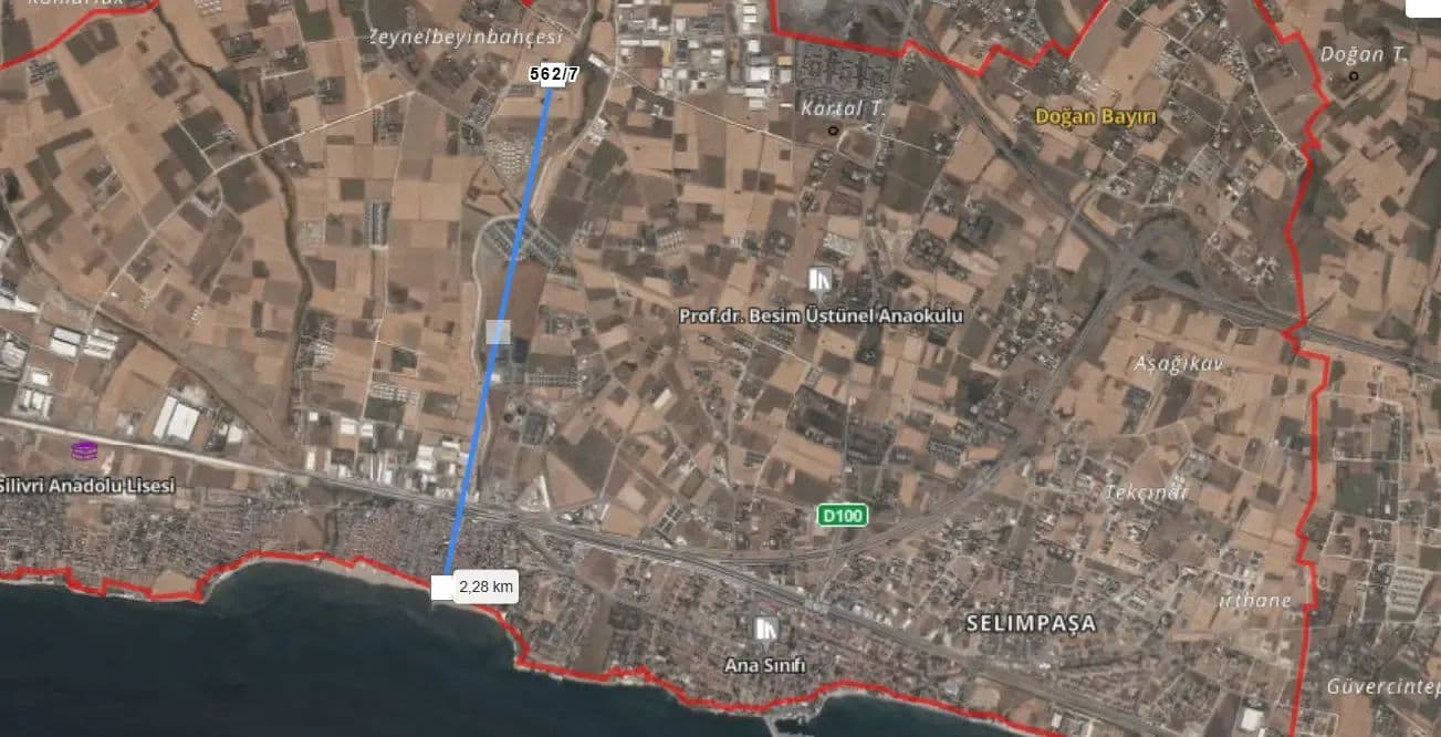 SİLİVRİ SELİMPAŞA'DA 1.271 M2 VİLLA İMARLI SATILIK ARSA - land for sale