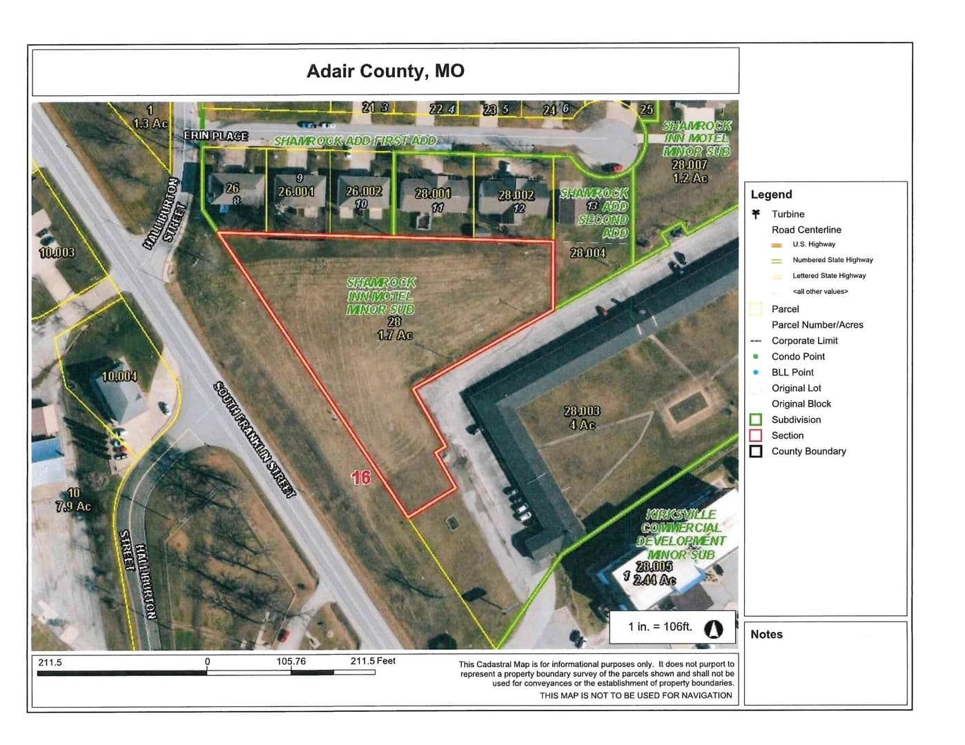 Vacant Land (0-10 Acres) in Kirksville - Kirksville, Missouri, 63501