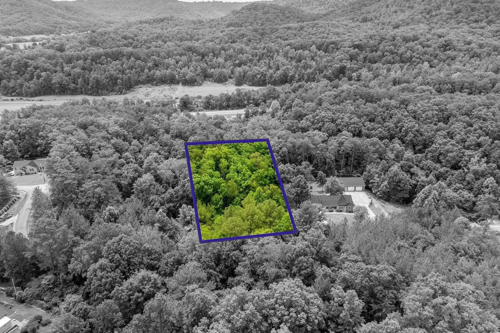 Property from Lot 9 Evergreen Drive - KW - Stanton, Kentucky, 40380