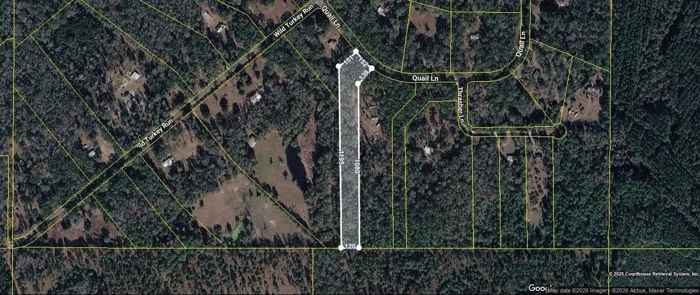 Property from xxxx Quail Lane - KW - Monticello, Florida, 32344
