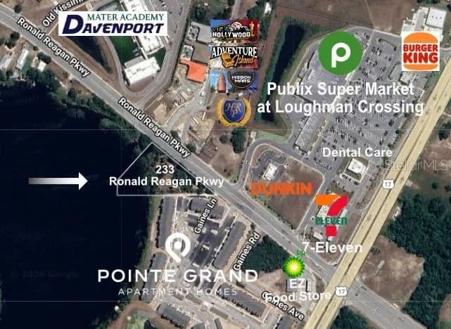 Property from 233 RONALD REAGAN PARKWAY - KW - Davenport, Florida, 33896