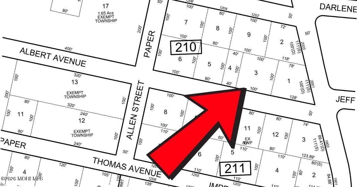 Property from 0 Albert Avenue - KW - , New Jersey, 7712