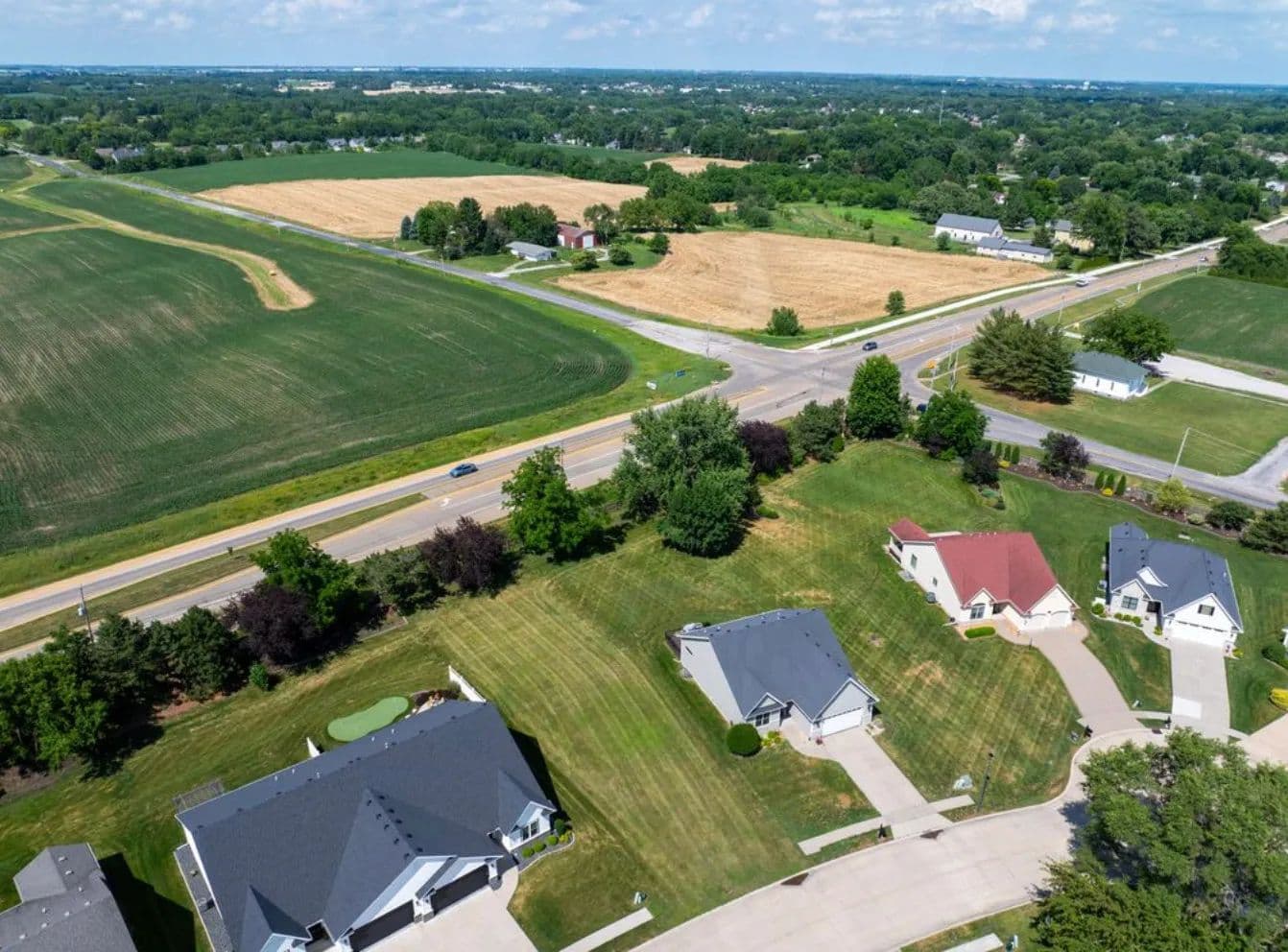 Property from Lot 5 Baraboo Court - KW - Davenport, Iowa, 52804