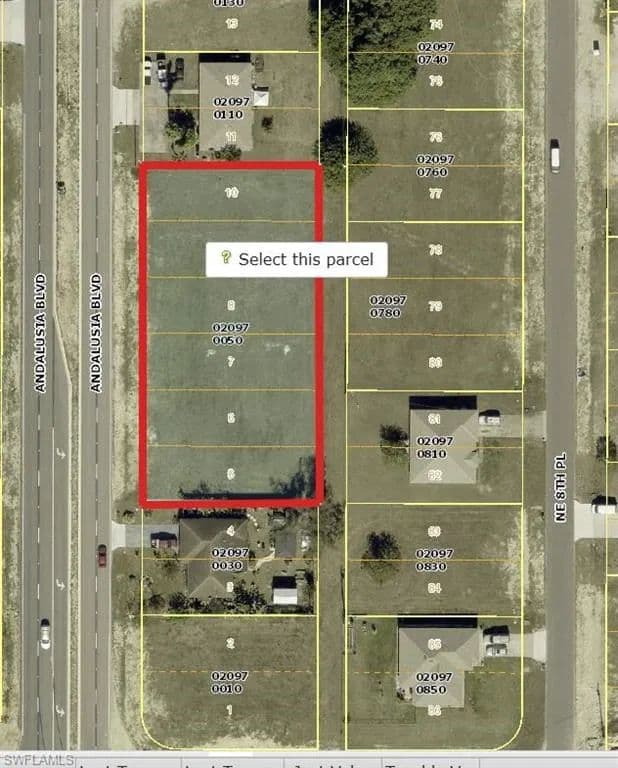 Property from 1405 Andalusia BLVD - KW - Cape Coral, Florida, 33909