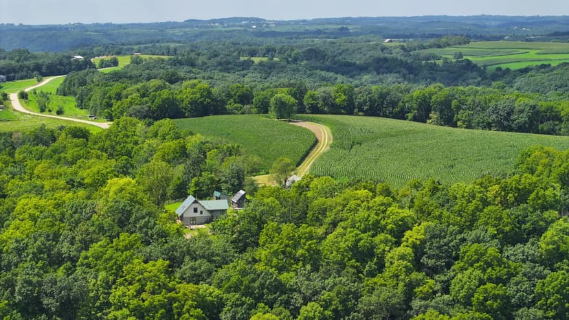 100 +/- Acre Ridge-Top Driftless Retreat in Crawford County WI