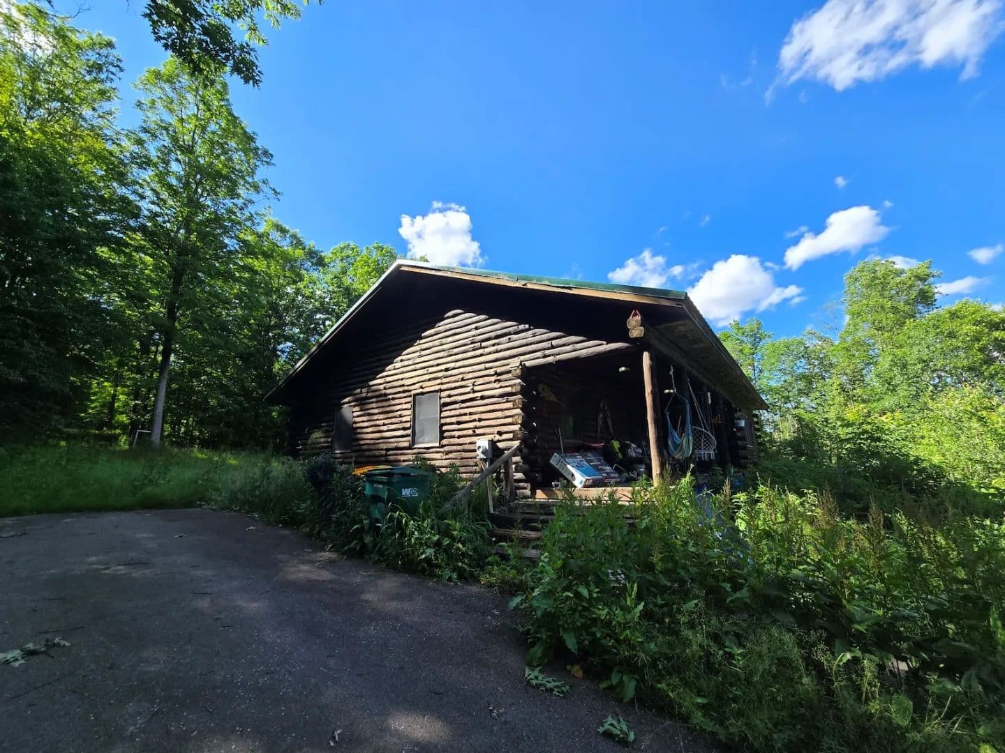 Log Home on 72 acres with Woodlands and a Pond in Fillmore NY 7988 Dowd Rd - Fillmore, New York, 14735