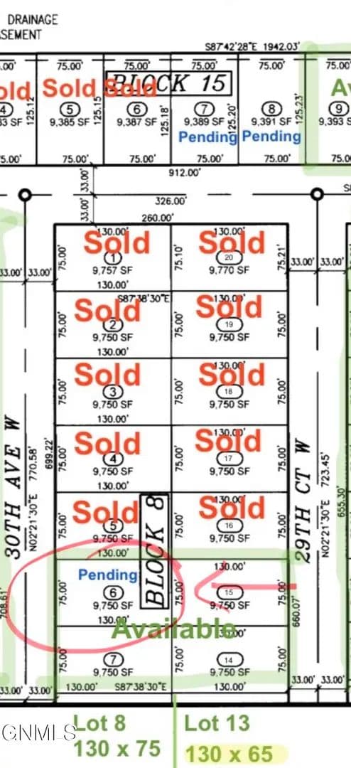 Property from Tbd 30th Avenue W - KW - Williston, North Dakota, 58801