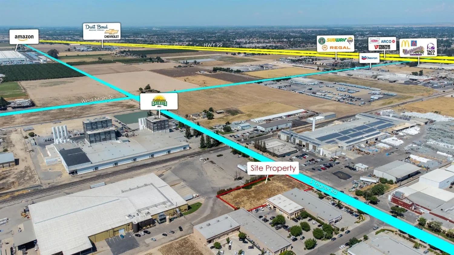 Property from 607 S Tegner Road - KW - Turlock, California, 95380
