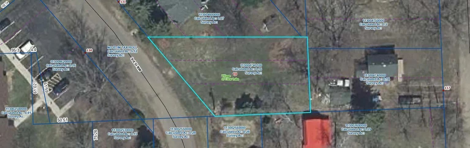 0.16 Acres of Land for Sale in Clear Lake, Wisconsin - Clear Lake, Wisconsin, 54005