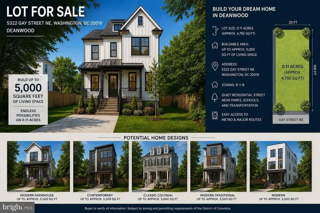 0.11 Acres of Land for Sale in Washington, D.C. - Washington, D.C., 20019