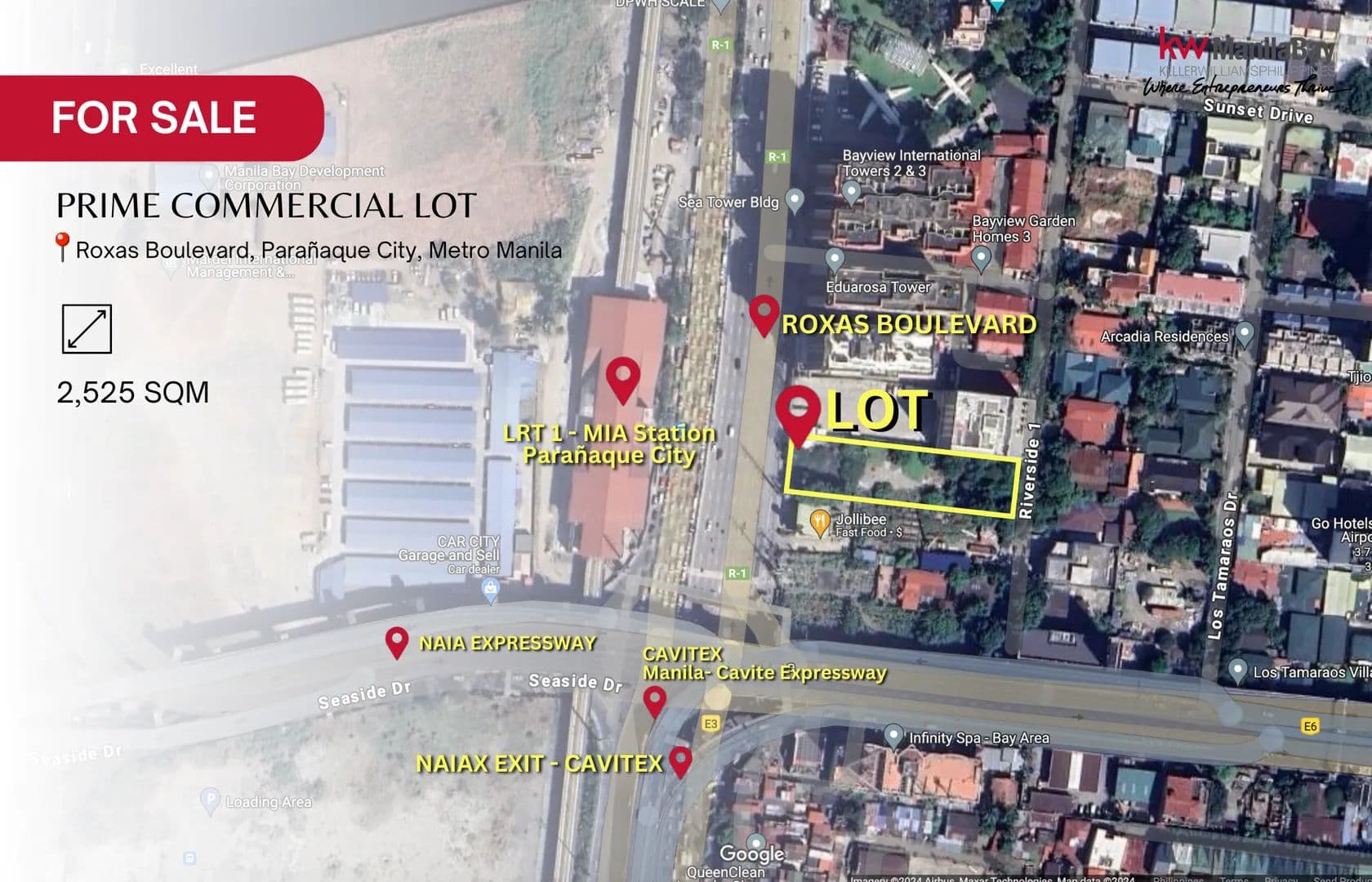 Commercial Lot in Roxas Blvd, Parañaque City, Metro Manila - land for sale