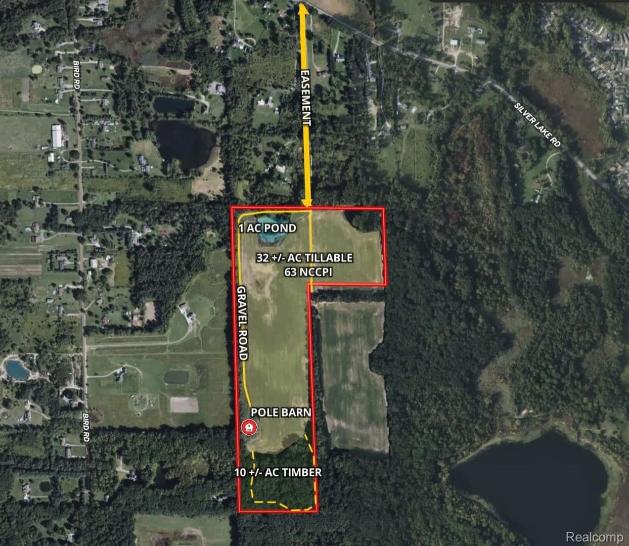 51 Acres of Land for Sale in Argentine Township, MI - Michigan, 48451