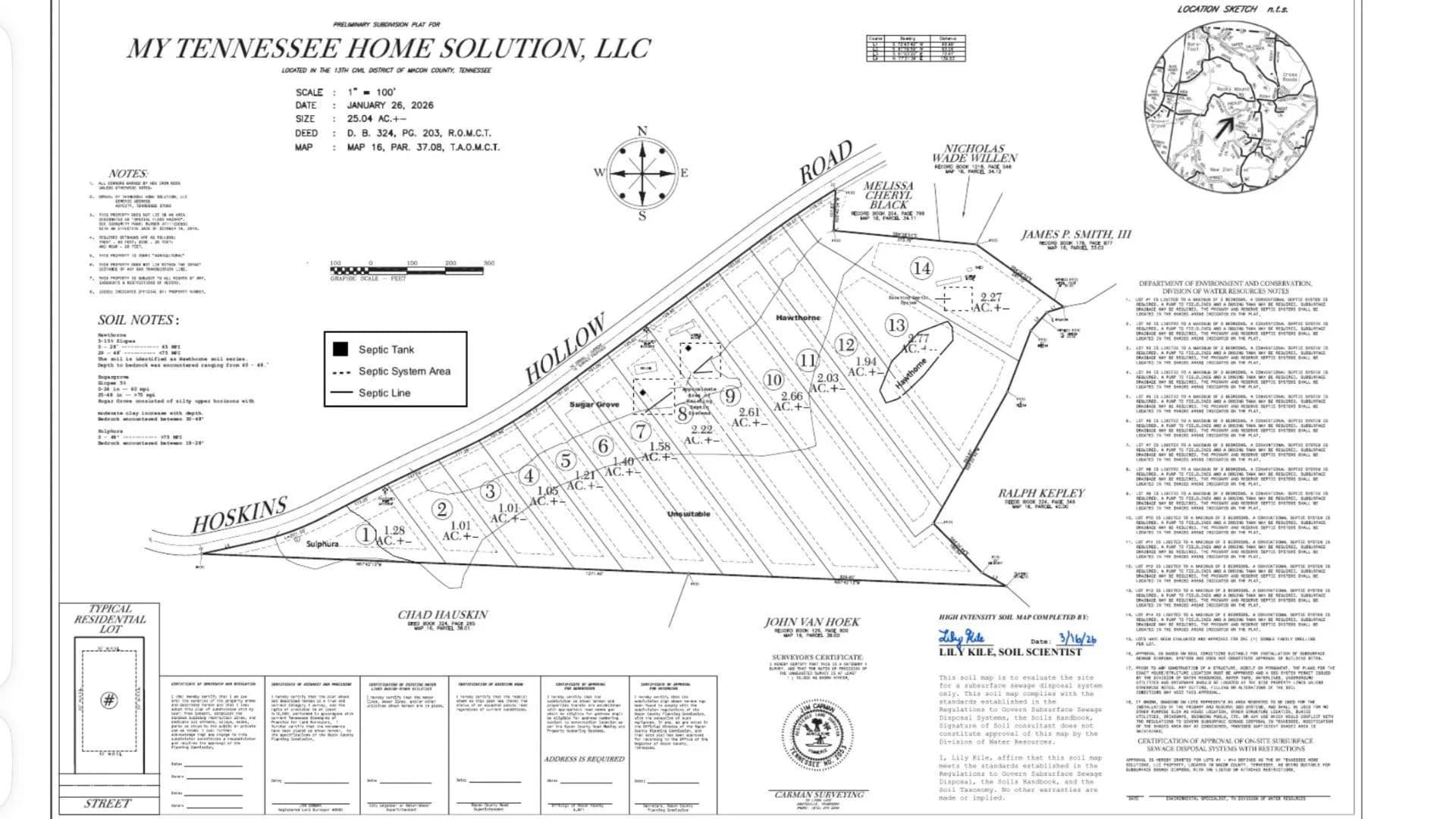 25.04 Acres of Land for Sale in Westmoreland, Tennessee - Westmoreland, Tennessee, 37186