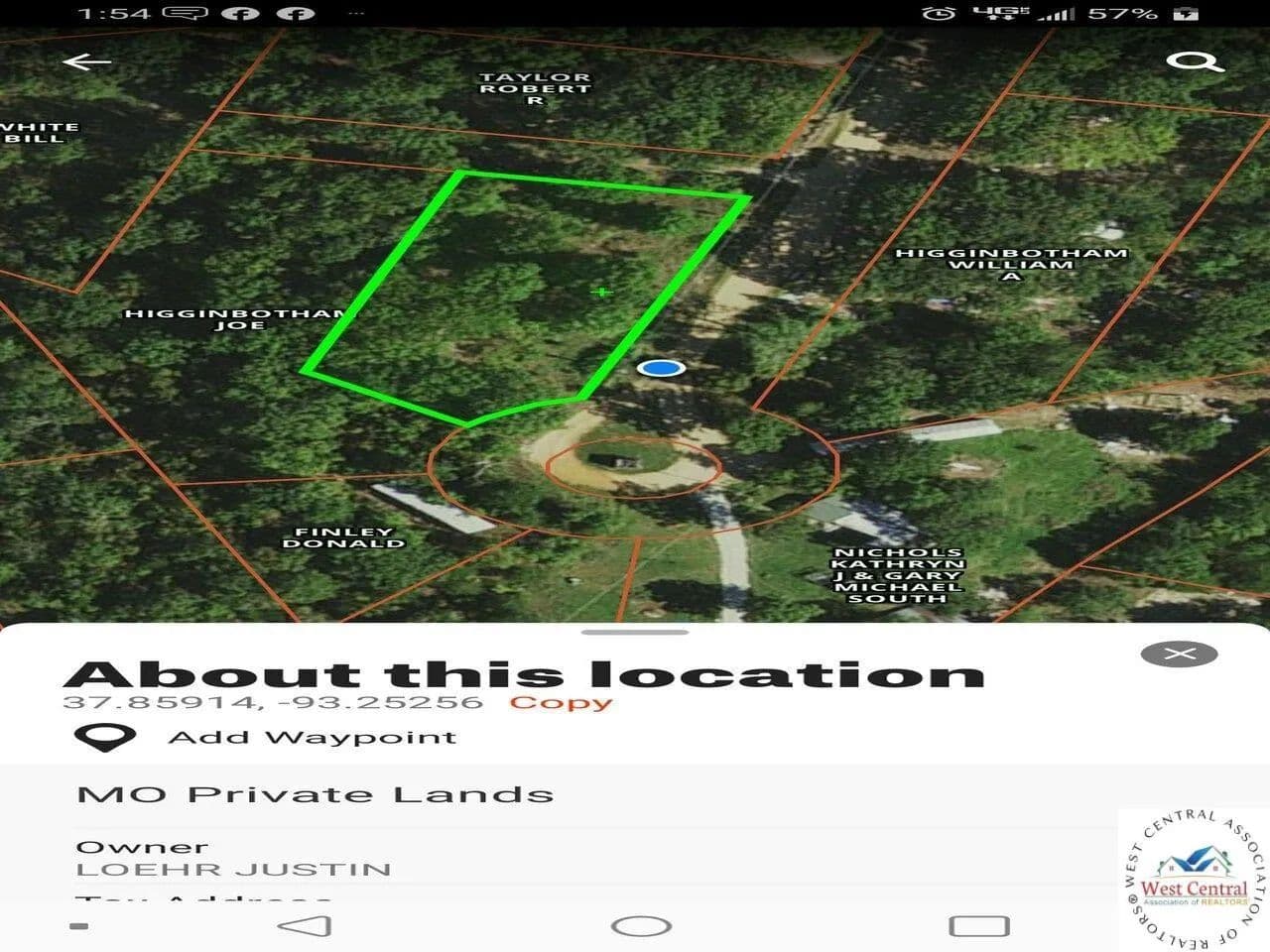 0.5 Acres of Land for Sale in Hermitage, MO - Hermitage, Missouri, 65668