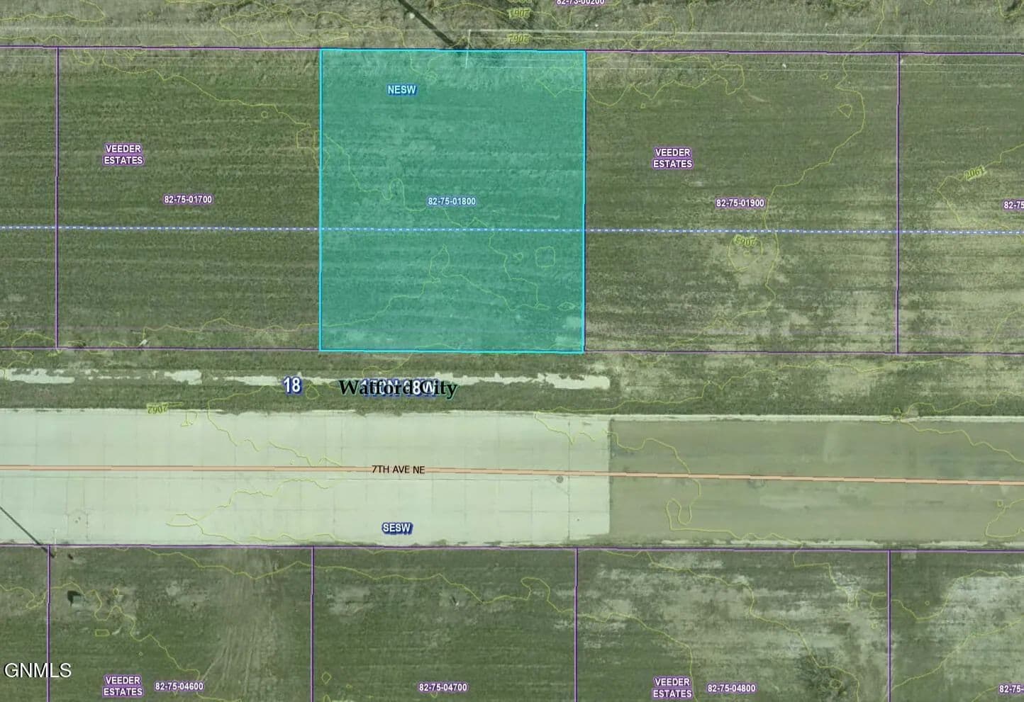 Property from Tbd 7th Avenue NE - KW - Watford City, North Dakota, 58854