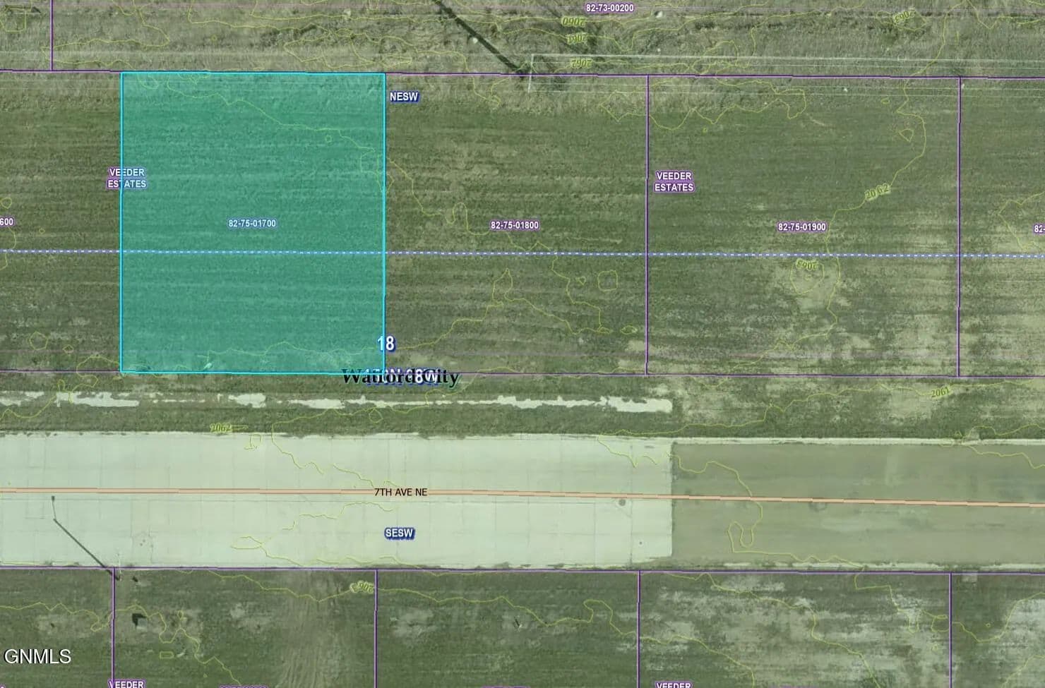 Property from Tbd 7th Avenue NE - KW - Watford City, North Dakota, 58854