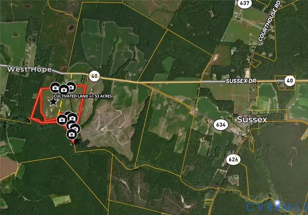 70.29 Acres of Land for Sale in Stony Creek, VA - Stony Creek, Virginia, 23882