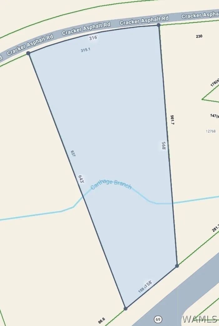 Property from 00000 Cracker Asphalt Road - KW - Moundville, Alabama, 35474