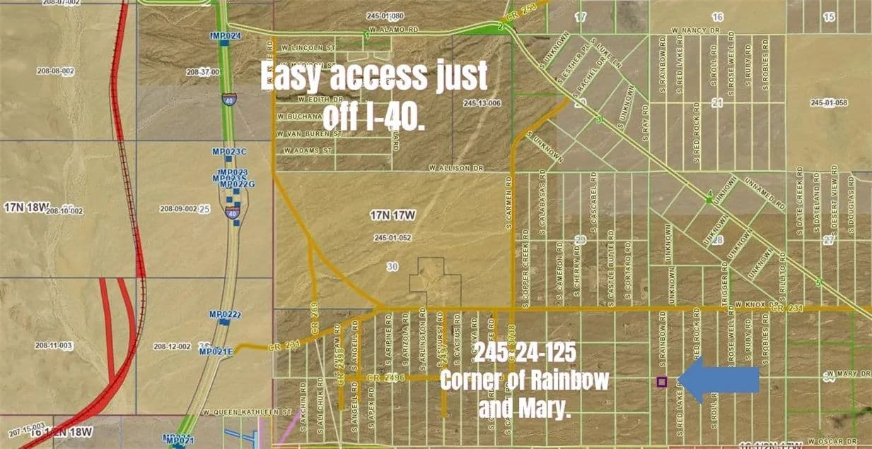 Property from 245-24-125 Rainbow Road - KW - Yucca, Arizona, 86438
