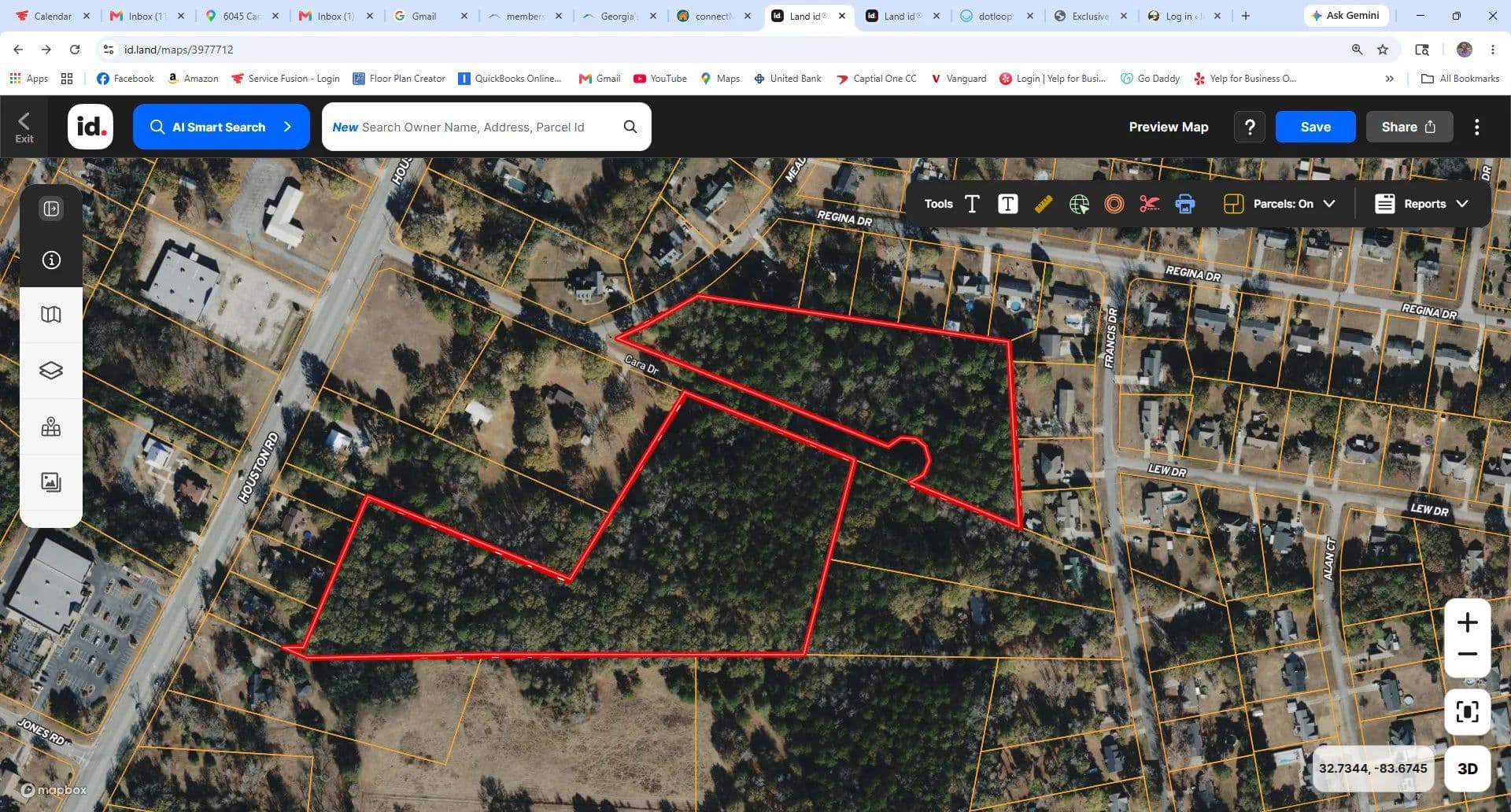 14.92 +/- Wooded Acres in Bibb County GA - Macon, Georgia, 31216
