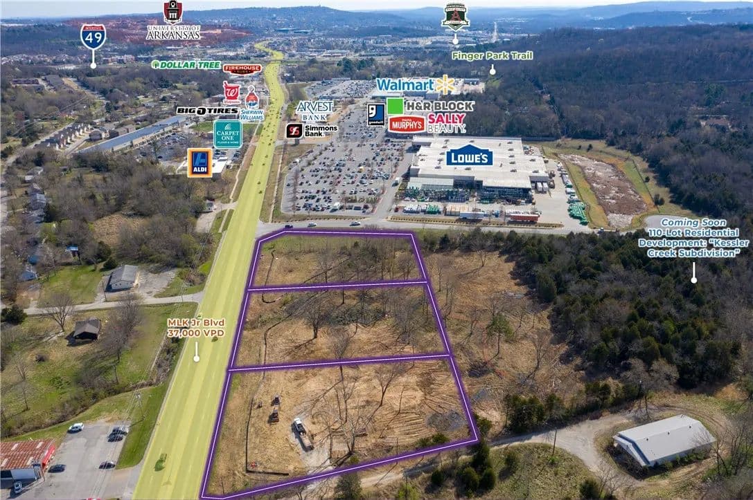 Property from Martin Luther King Boulevard - KW - Fayetteville, Arkansas, 72704