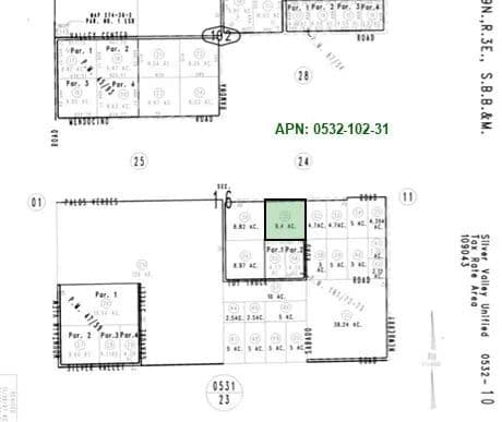 Property from 10 AC Palos Verdes Road - KW - Newberry Springs, California, 92365