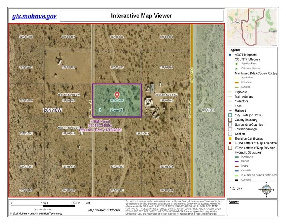 1.05 Acres of Land for Sale in Dolan Springs, AZ - Dolan Springs, Arizona, 86441