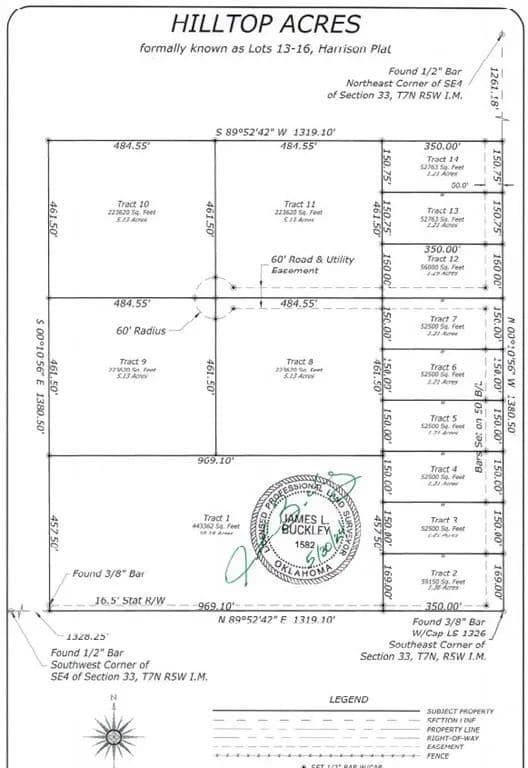 5.13 Acres of Land for Sale in Blanchard, Oklahoma - Blanchard, Oklahoma, 73010