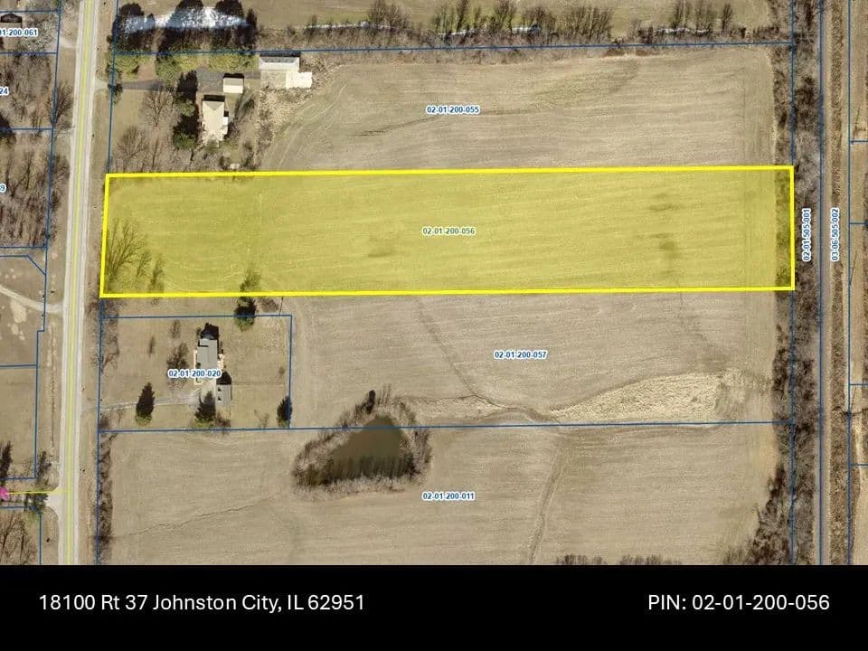 Property from 18100 RT 37 Route - KW - Johnston City, Illinois, 62951