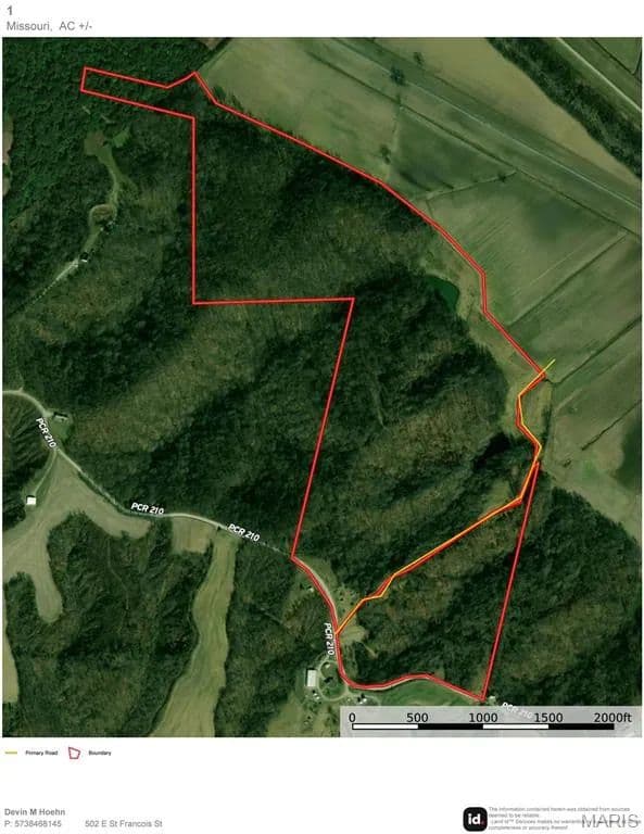 154.3 Acres of Land for Sale in Perryville, MO - Perryville, Missouri, 63775