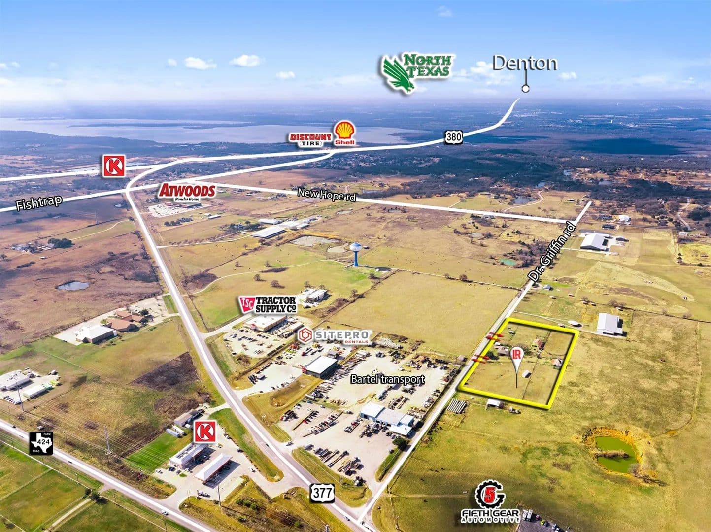 5.55 Acres of Land for Sale in Cross Roads, Texas - Cross Roads, Texas, 76227