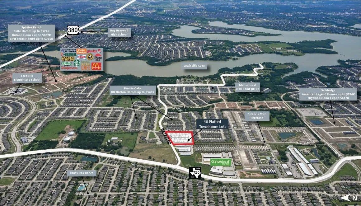Property from 201 Lloyd's Road - KW - Little Elm, Texas, 75068
