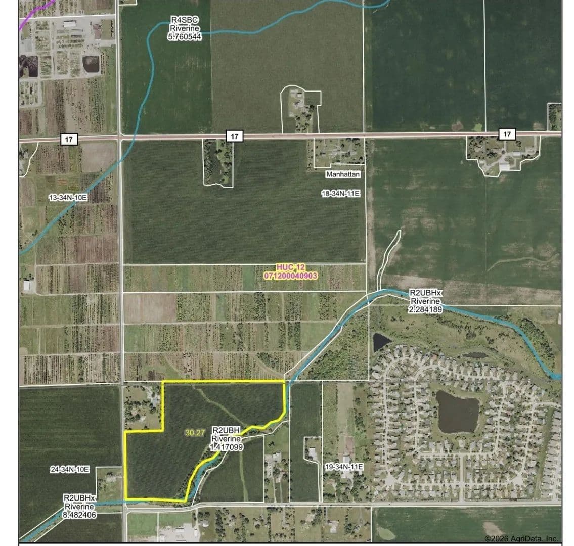 Property from Vacant W Sweedler Road - KW - Manhattan, Illinois, 60442