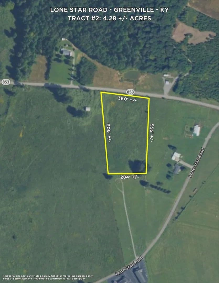 4.28 Acres of Land for Sale in Greenville, Kentucky - Greenville, Kentucky, 42345