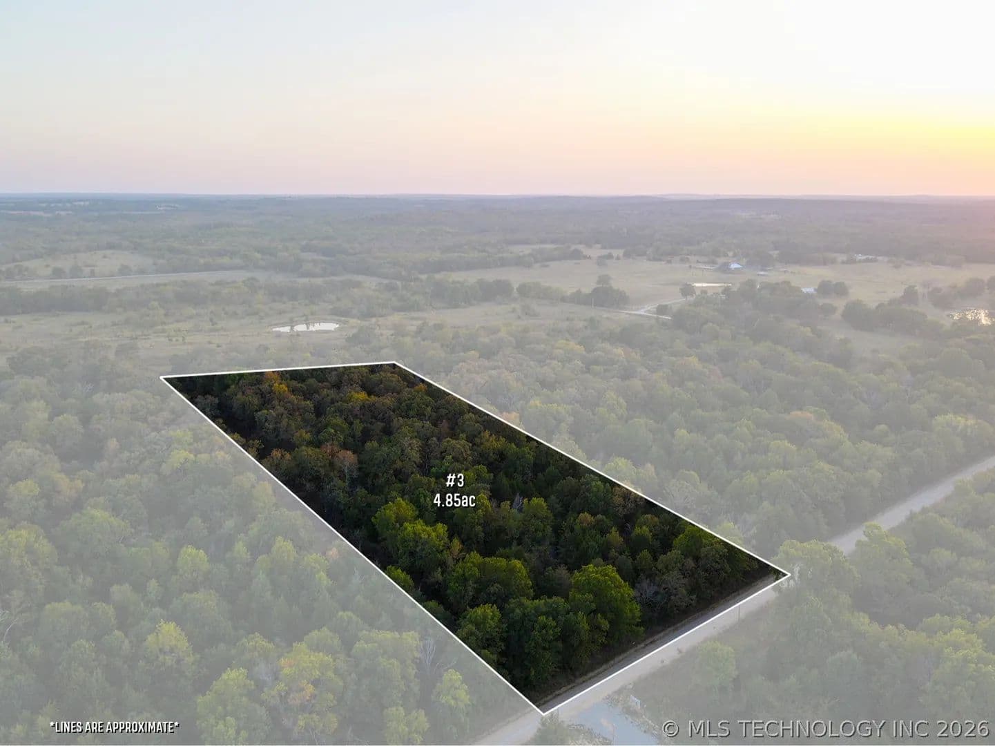 Property from 0 E 1215 Road - KW - Eufaula, Oklahoma, 74432