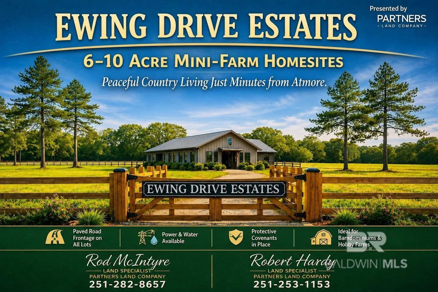 9.83 Acres of Land for Sale in Atmore, AL - Atmore, Alabama, 36502