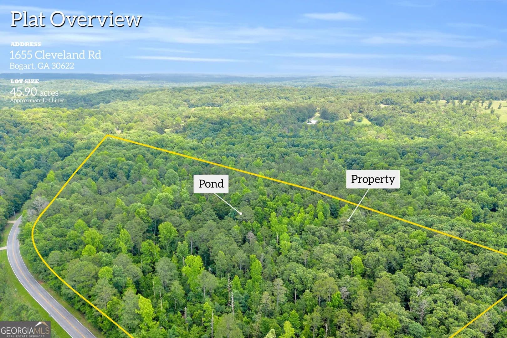 45.9 Acres of Land for Sale in Bogart, Georgia - Bogart, Georgia, 30622